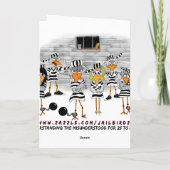 Carte En pensant à vous : Vierge à l'intérieur. (Dos)