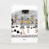 Carte En pensant à vous : Vierge à l'intérieur. (Dos)