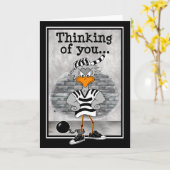 Carte En pensant à vous : Vierge à l'intérieur. (Fleur jaune)