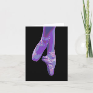 Carte En Pointe Purple - Nota blanche