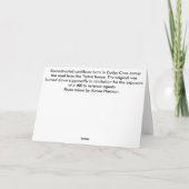 Carte en porte-à-faux de grange (Dos)