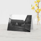 Carte en porte-à-faux de grange (Fleur jaune)