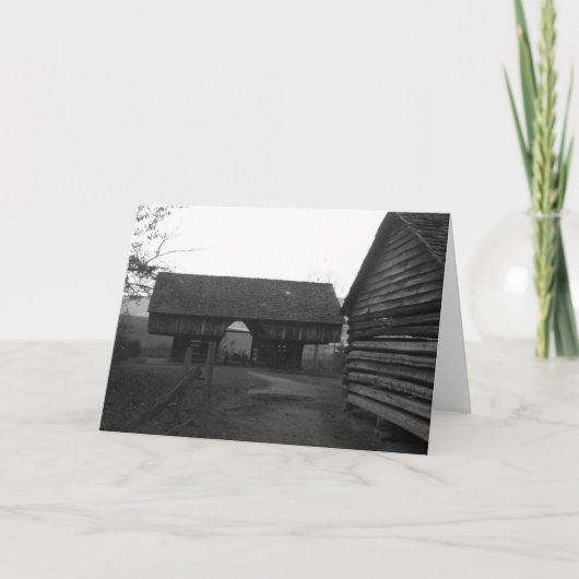 Carte en porte-à-faux de grange (Devant)