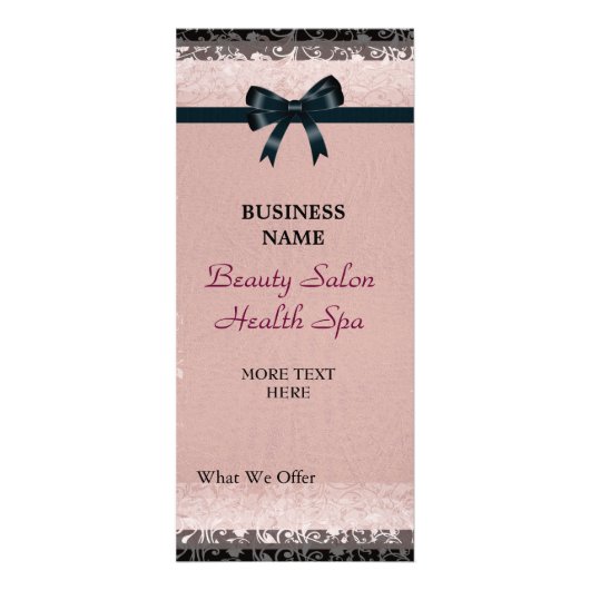 Carte en rack Antique Papier rose Vieux (Devant)