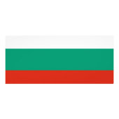 Carte en rack avec drapeau de Bulgarie (Dos)