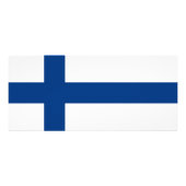 Carte en rack avec drapeau de Finlande (Dos)