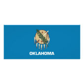 Carte en rack avec drapeau de l'Oklahoma, États-Un (Dos)