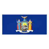 Carte en rack avec Drapeau de New York, États-Unis (Dos)