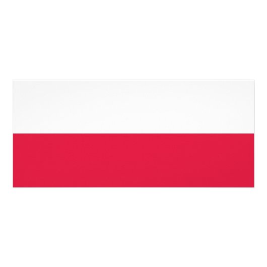 Carte en rack avec drapeau de Pologne (Dos)