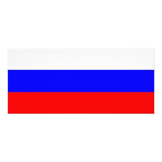 Carte en rack avec Drapeau de Russie (Dos)