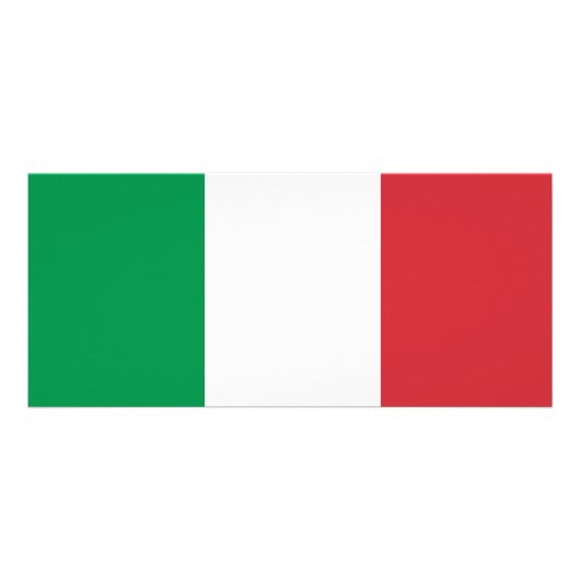 Carte en rack avec Drapeau d'Italie (Dos)