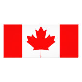 Carte en rack avec drapeau du Canada (Dos)