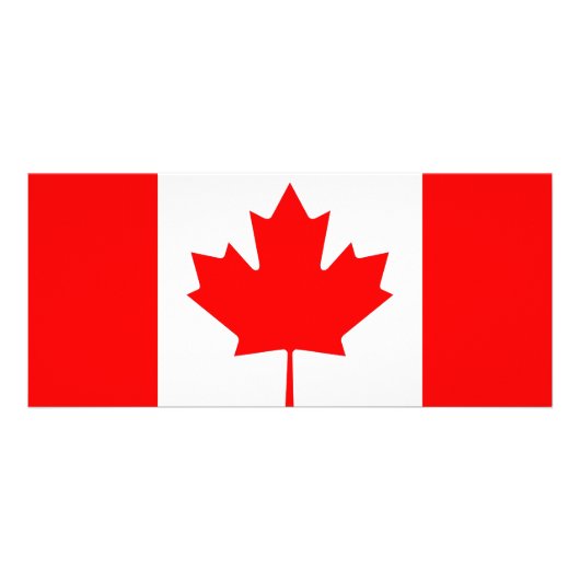 Carte en rack avec drapeau du Canada (Dos)