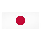 Carte en rack avec drapeau du Japon (Dos)