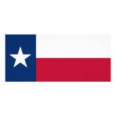 Carte en rack avec Drapeau du Texas, États-Unis. (Dos)