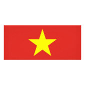 Carte en rack avec drapeau du Vietnam (Dos)