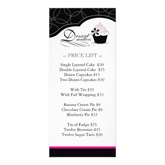 Carte en rack de boulangerie audacieuse (Devant)