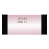 Carte en rack Salon de beauté aux cheveux roses no (Dos)