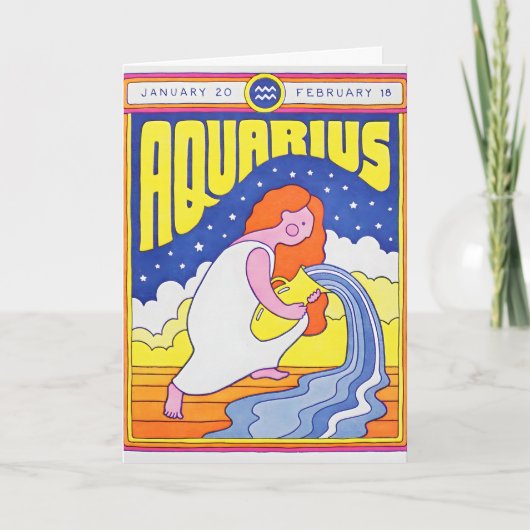 Carte en relief Aquarius (Devant)
