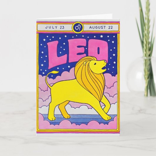Carte en relief Leo (Devant)