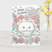 Carte en relief Pretty Young Thing (Fleur jaune)