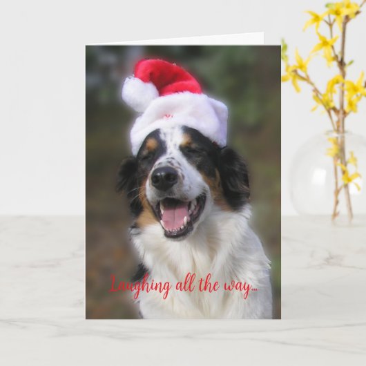 Carte "En riant tout le long..." (Fleur jaune)