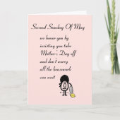 Carte En second lieu dimanche de mai (Devant)