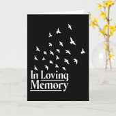 Carte En souvenir affectueux (Fleur jaune)