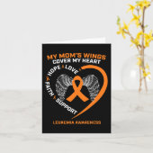 Carte En souvenir de maman Mémoire affectueuse Mère Leuc (Fleur jaune)