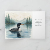 Carte En Sympathie la plus profonde Beau Lac de Loon Com (Intérieur)