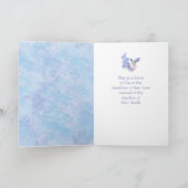 Carte En Sympathie la plus profonde Belle Oiseau de coli (Intérieur)