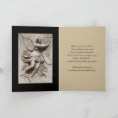 Carte En Sympathie - Perte de Frère - Ange avec Harpe (Intérieur)