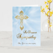 Carte En Sympathie profonde (Fleur jaune)