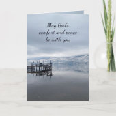 Carte En sympathie profonde aide dans le temps difficile (Devant)