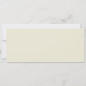 Carte En-tête de plan de table de mariage Wildflower Sag (Dos)