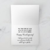 Carte En Tout, Merci Thanksgiving (Intérieur)