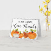 Carte En Tout, Merci Thanksgiving (Fleur jaune)