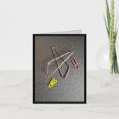 Carte En train de le tenir avec un trombone (Devant)