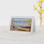 Carte En vacances (Fleur jaune)