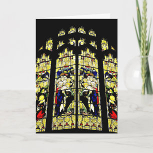 Carte en Verre Cathédrale de Style Ancien Anglais