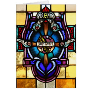 Carte en verre tendu Hosanna