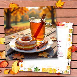 Carte En vous envoyant des bénédictions d'automne