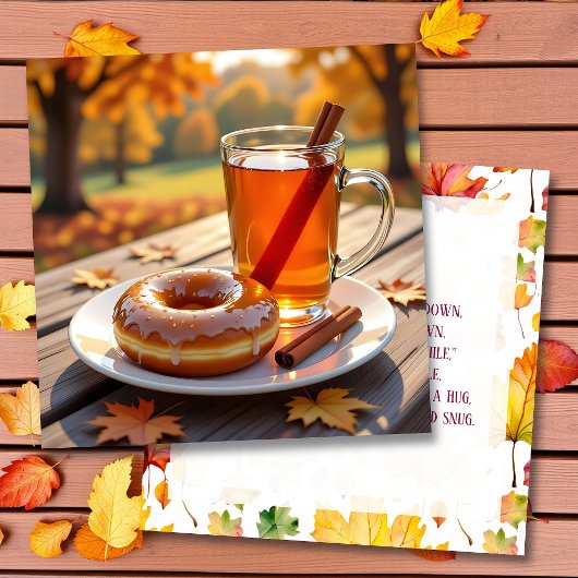 Carte En vous envoyant des bénédictions d'automne