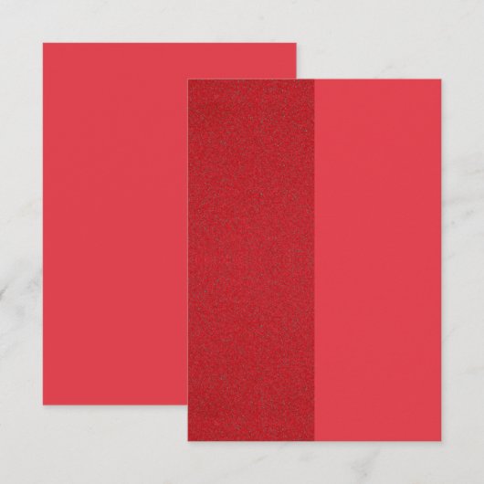 Carte encart texturée rouge tomate coupée – Person (Devant / Derrière)