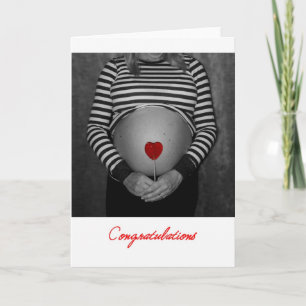 Carte Enceinte, Félicitations !