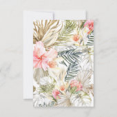 Carte Enchanted African Safari Wedding Enregistrer la da (Dos)