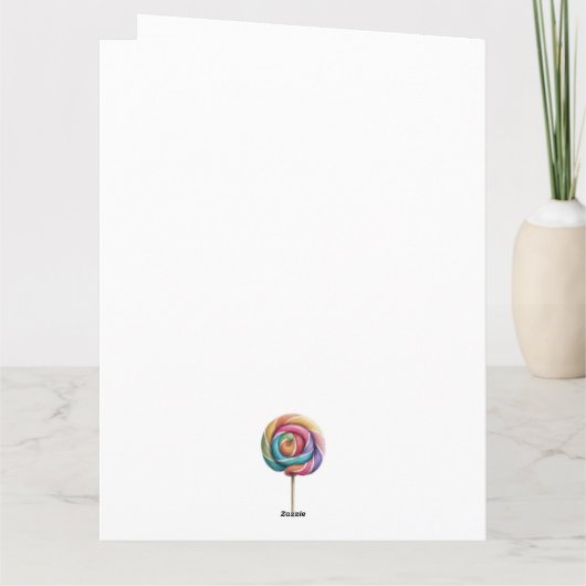 Carte Enchanted Elf | North Pole Christmas Magic (Dos)