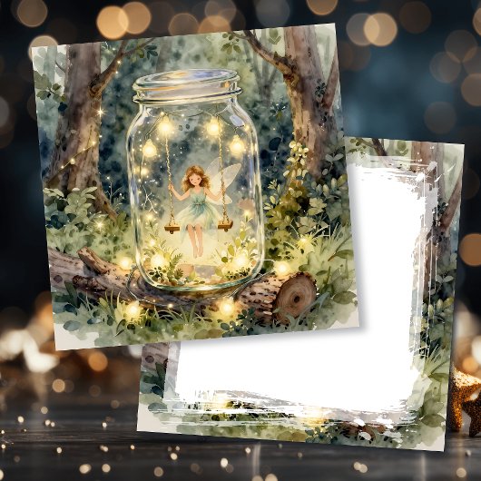 Carte Enchanted Fairy Themed Girl's Birthday