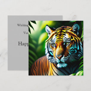 Carte Enchanter Le Tigre De La Jungle - Fierce Et Gratui