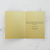 Carte Enchanting Christmas Tree Midnight Forest Custom (Intérieur)